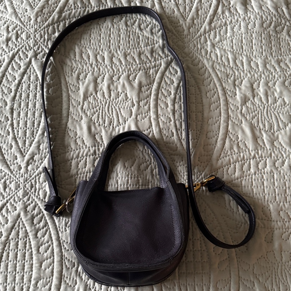 Madewell  Black Leather mini Shoulder Bag